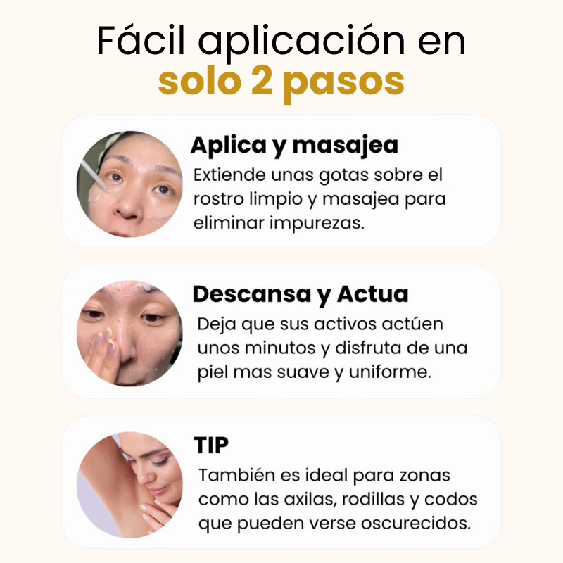 Suero Exfoliante e Iluminador Coreano de Arroz