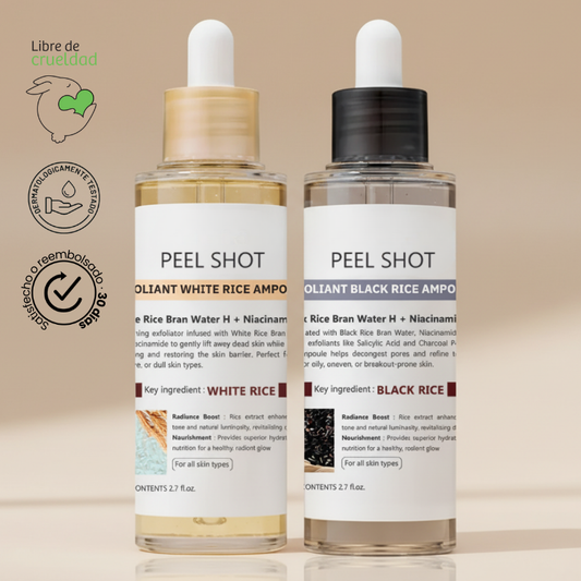 Suero Exfoliante e Iluminador Coreano de Arroz
