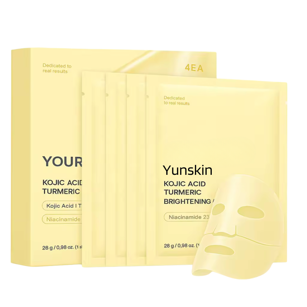 Collagen And Turmeric Brightening Sheet Mask – Box of 4